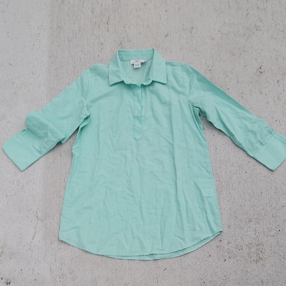 Vineyard Vines Top Womens Striped V Neck.